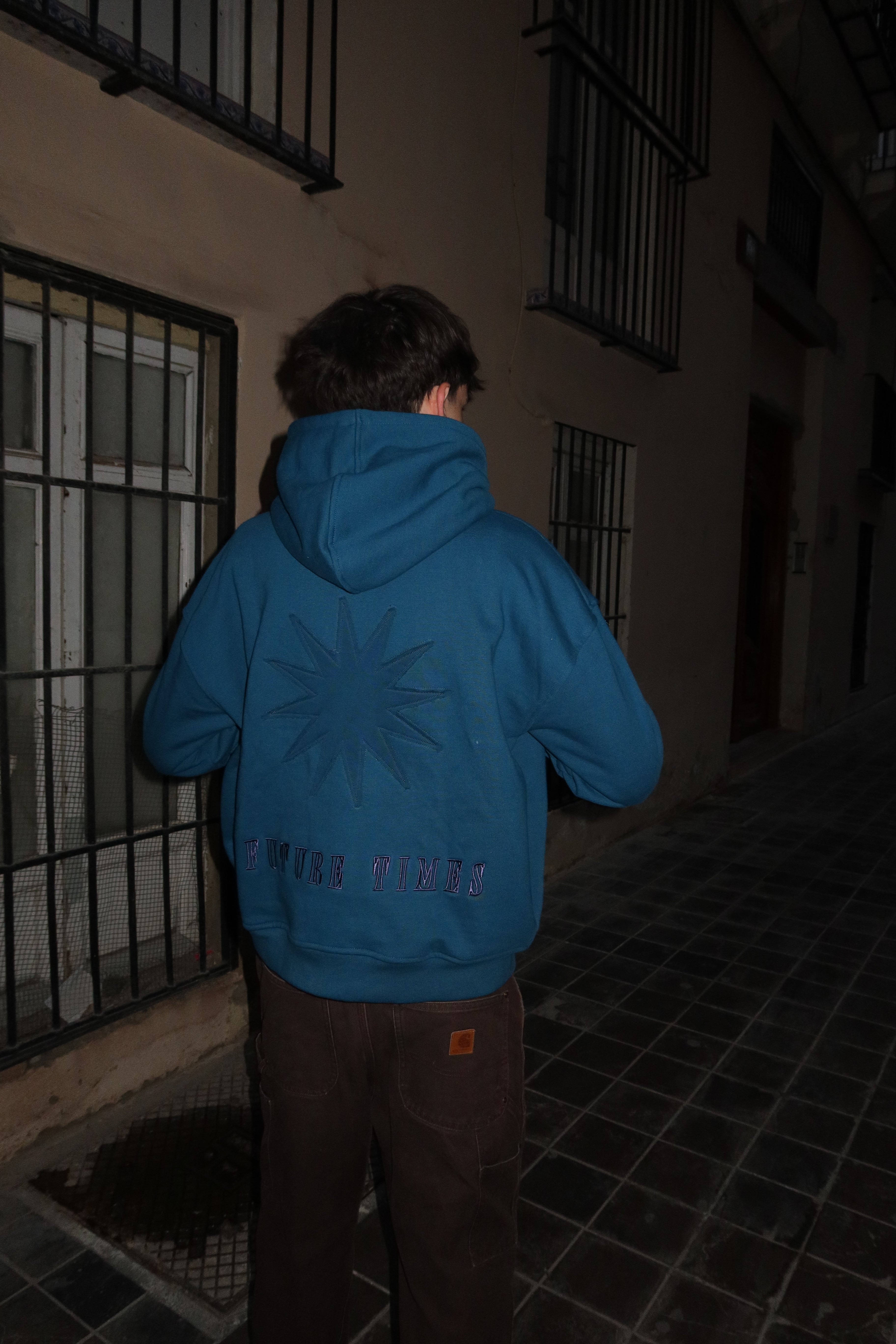Blue Hoodie Zip