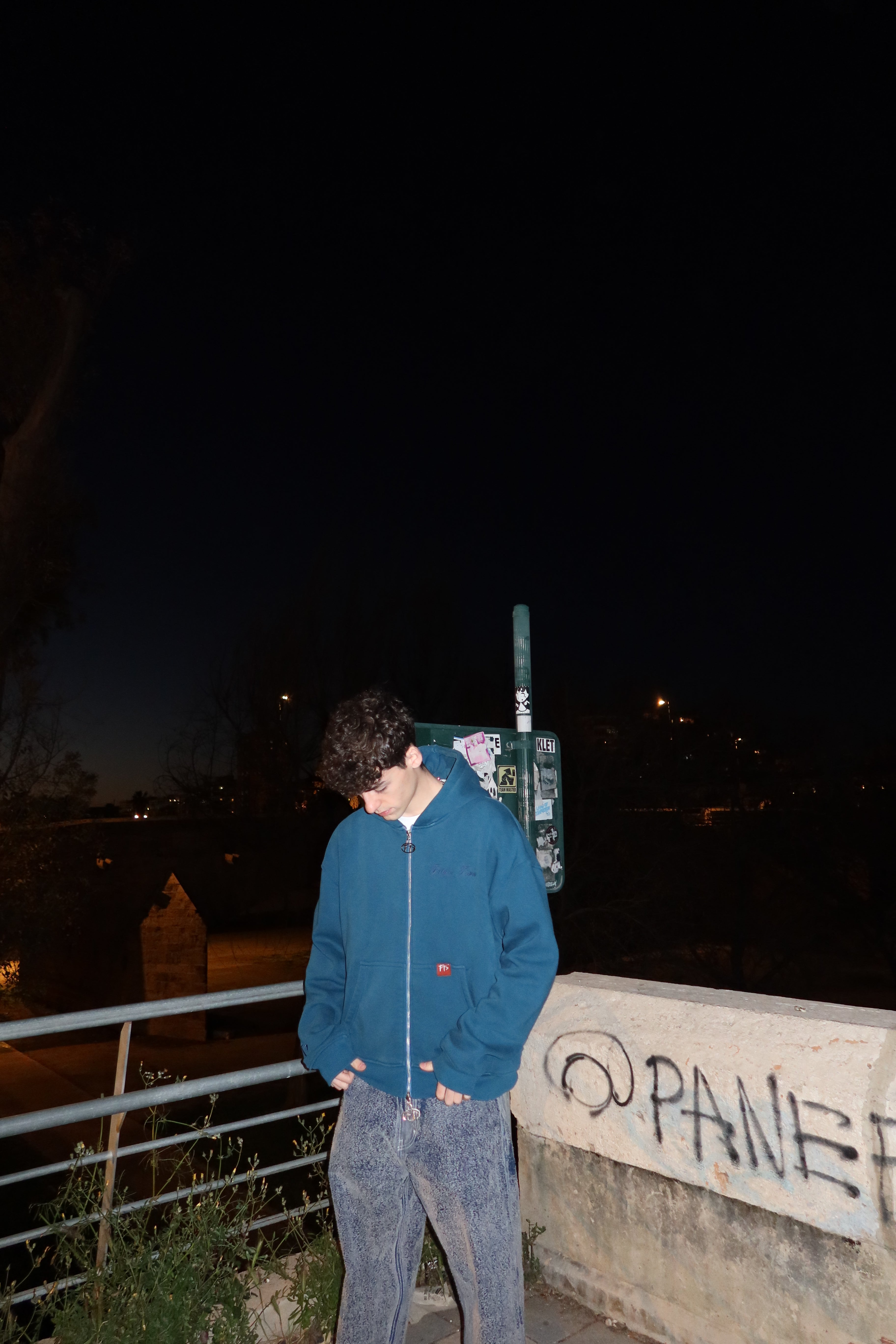 Blue Hoodie Zip