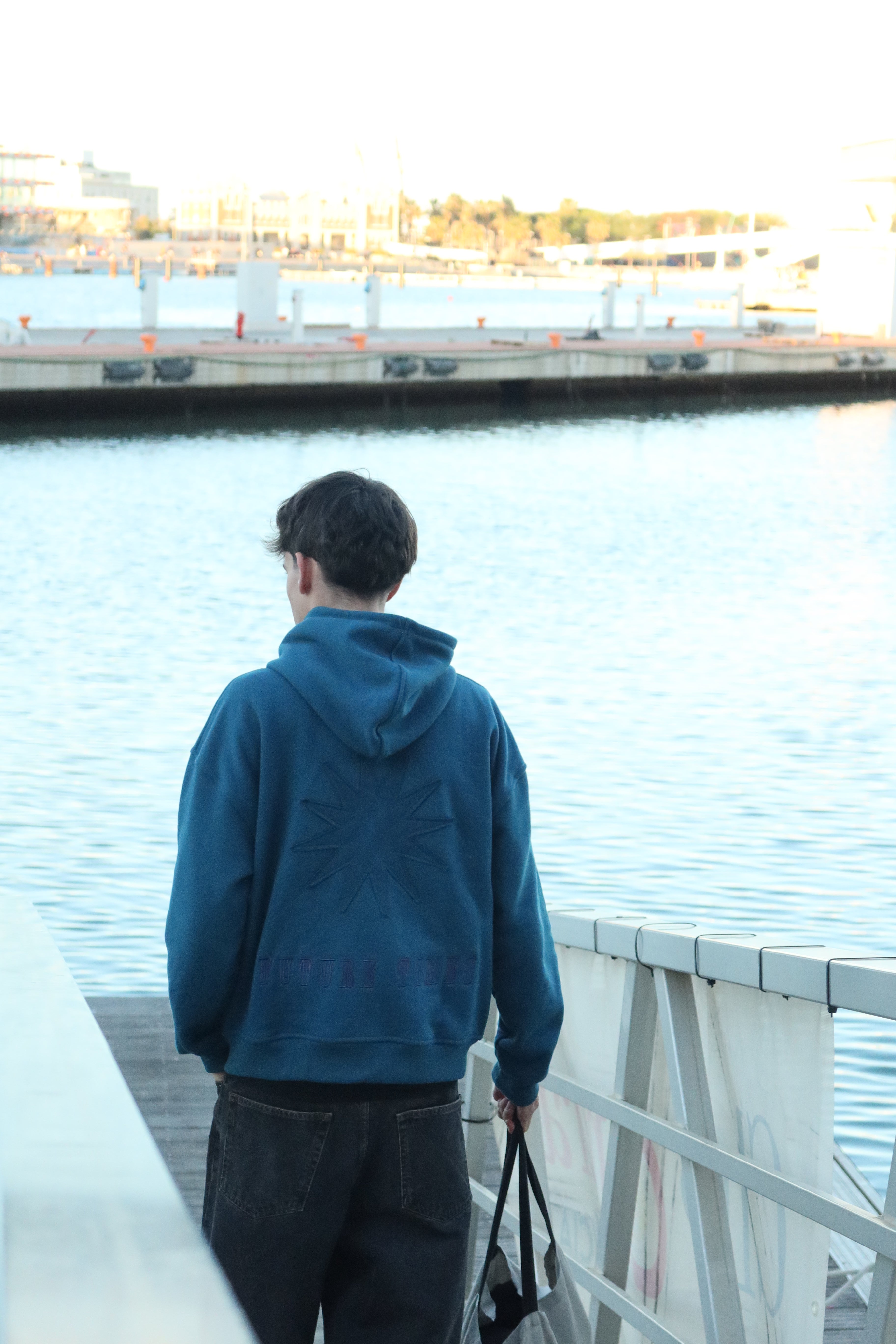 Blue Hoodie Zip