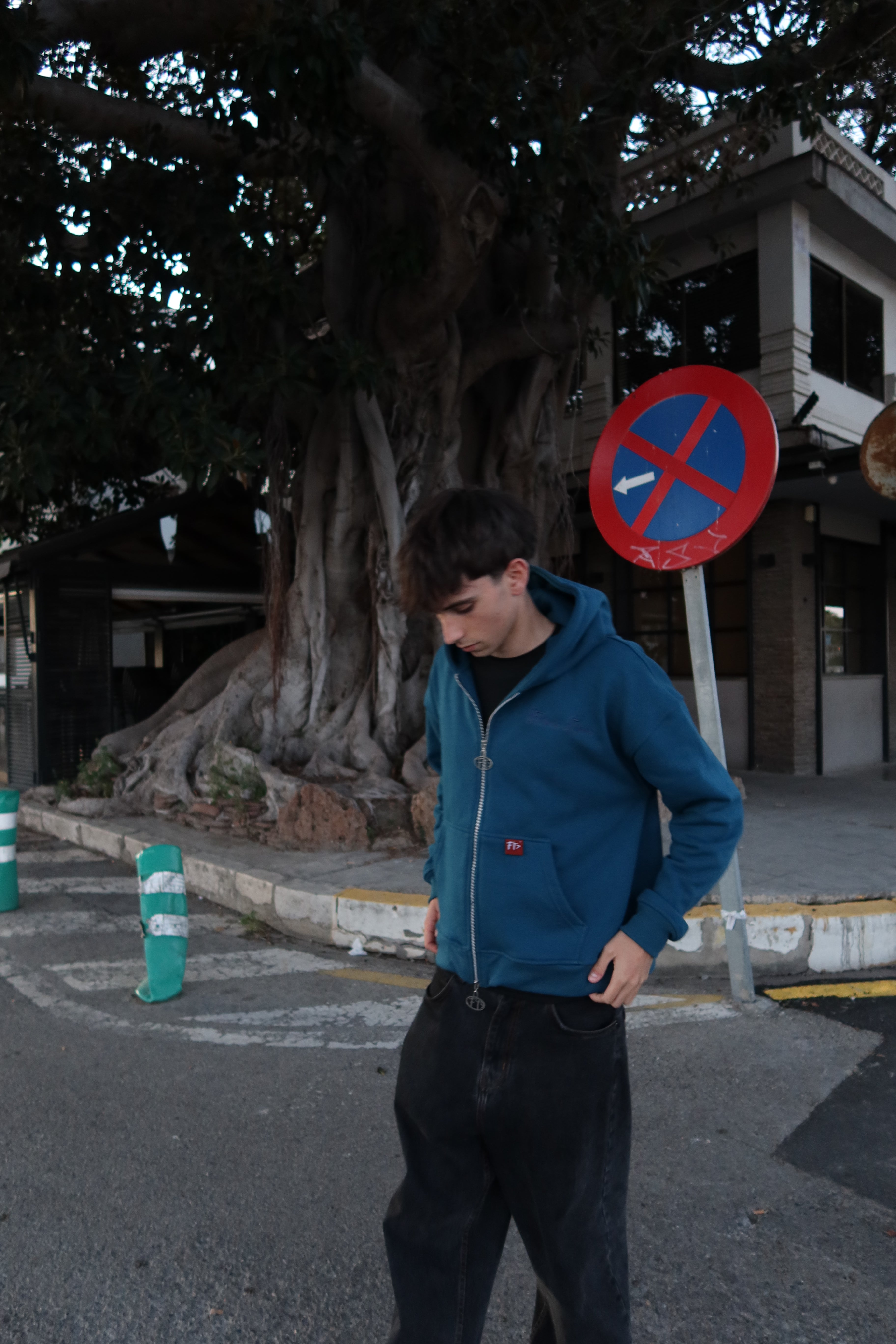 Blue Hoodie Zip